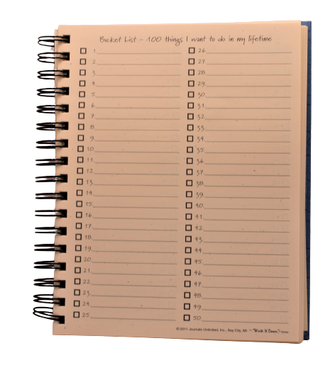 Journals Unlimited My Bucket List Journal