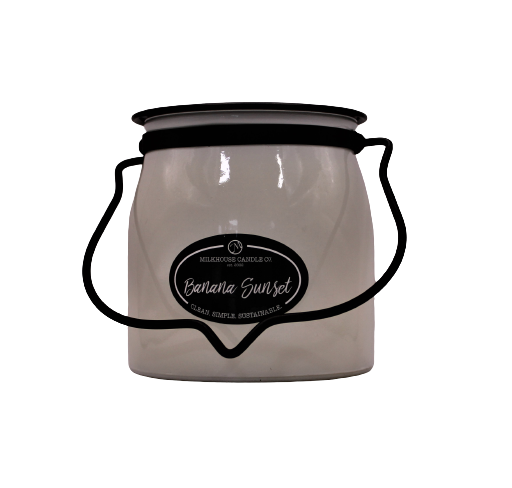 Milkhouse Candle Co. Banana Sunset 16 oz. Butter Jar