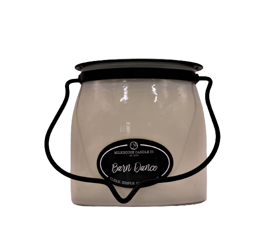 Milkhouse Candle Co. Barn Dance 16 oz. Butter Jar American Made