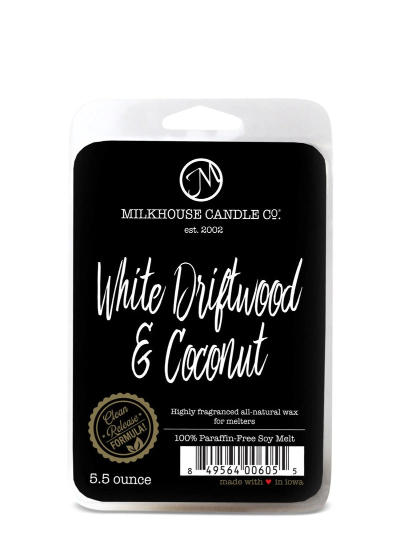 Milkhouse Candle Co. White Driftwood & Coconut Fragrance Melt