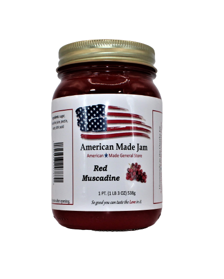 American Made Jam Red Muscadine 1 Pt.