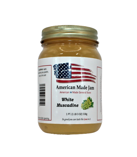 American Made Jam White Muscadine 1 Pt.