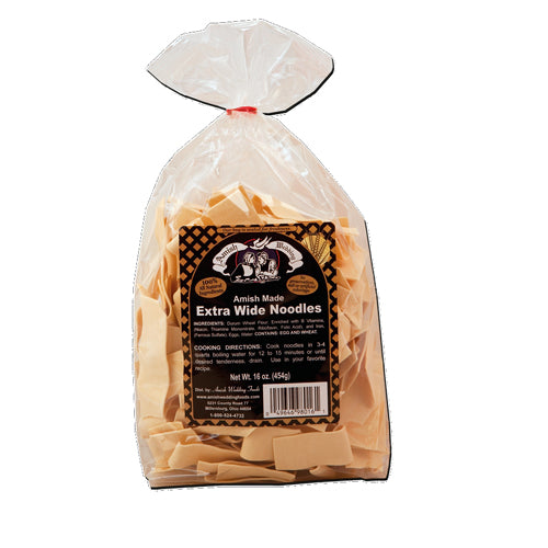 Amish Wedding Extra Wide Noodles (16oz)