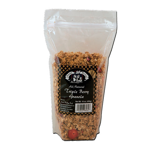 Amish Wedding Triple Berry Granola (16oz)