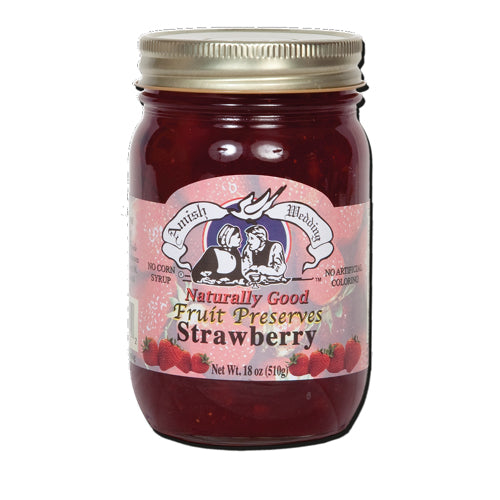 Amish Wedding Strawberry Preserves (18 oz.)