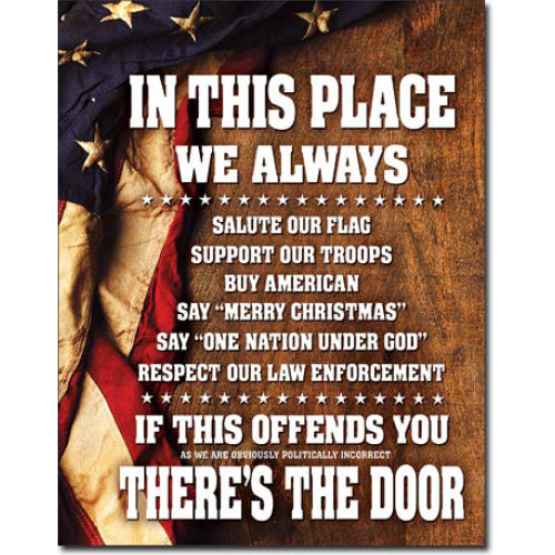 "In This Place" Tin Sign