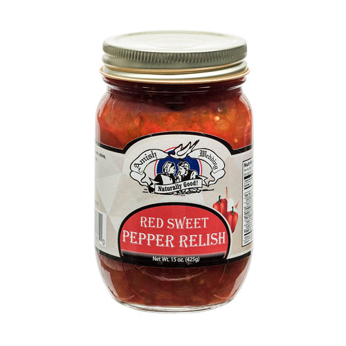 Amish Wedding Red Sweet Pepper Relish (15oz)