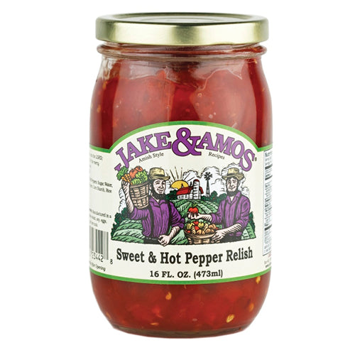 J&A Sweet & Hot Pepper Relish