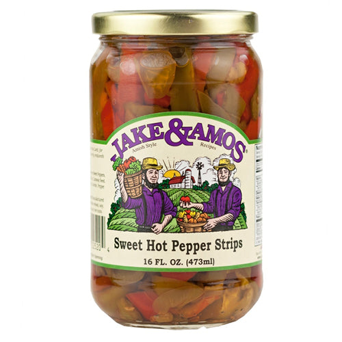 J&A Sweet & Hot Pepper Strips
