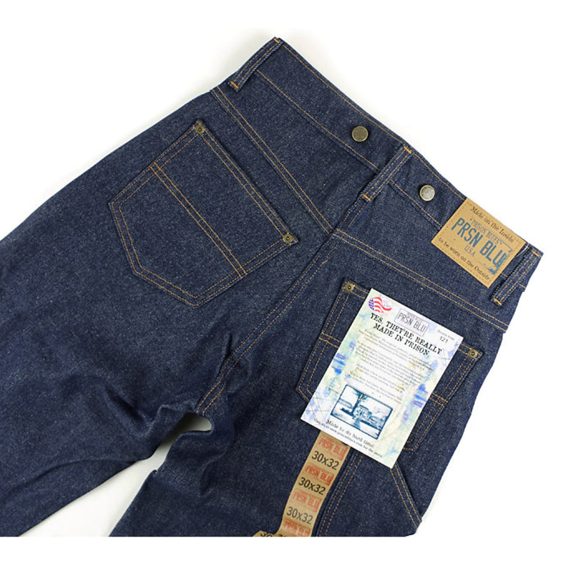 Prison Blues Work Jeans Rinsed Blue