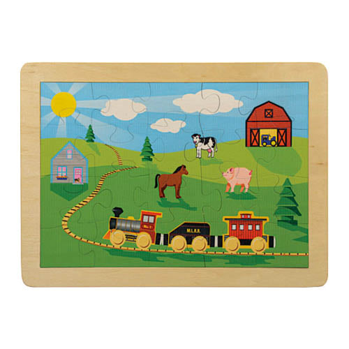 Maple Landmark Countryside Railroad Puzzle