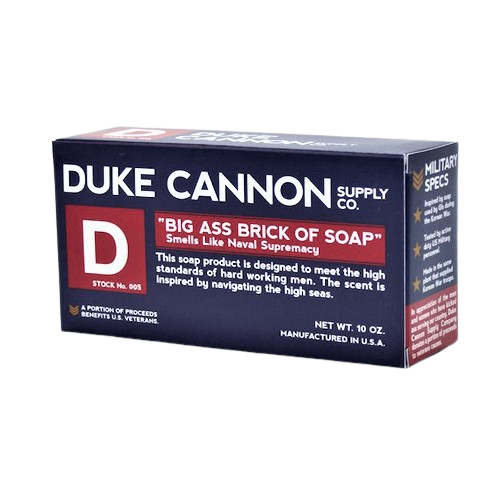 Duke Cannon Big Brick Of Soap For Men - Naval Supremacy, 10oz.