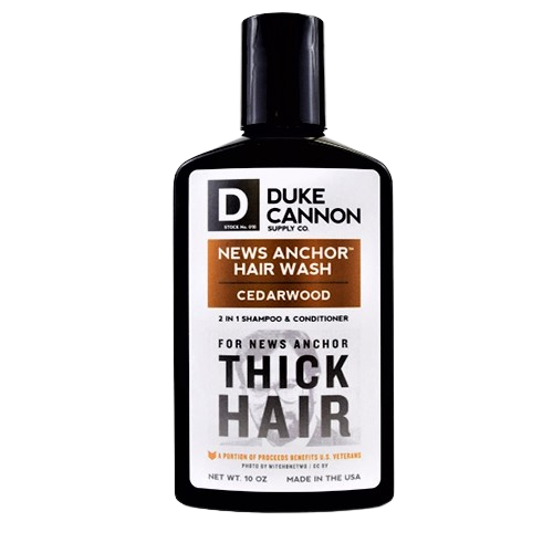 Duke Cannon's News Anchor Cedarwood 2-in-1 Hair Wash