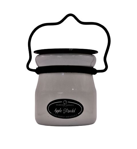 Milkhouse Candle Co.  Apple Strudel 5 oz. Cream Jar