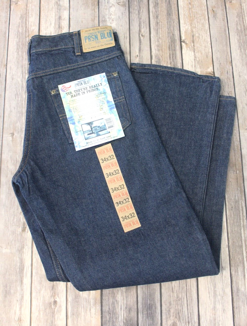 Prison Blues Relaxed Fit Jeans Rinsed Blue