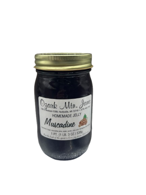 Ozark Mountain Jam Red Muscadine 1 Pt.