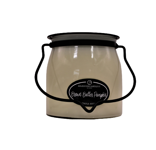 Milkhouse Candle Co. Brown Butter Pumpkin 16 oz. Butter Jar