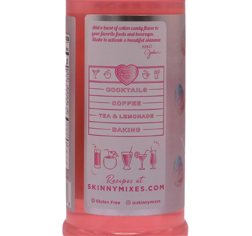 Jordan's Skinny Syrups Cotton Candy, Sugar Free Flavoring Syrup, 25.4 Fl Ounce