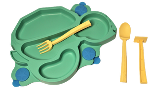 Constructive Baby Plate & Utensil Set