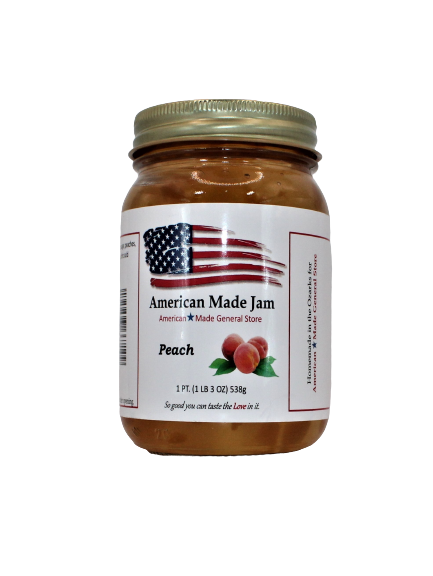 American Made Jam Peach 1 Pt.