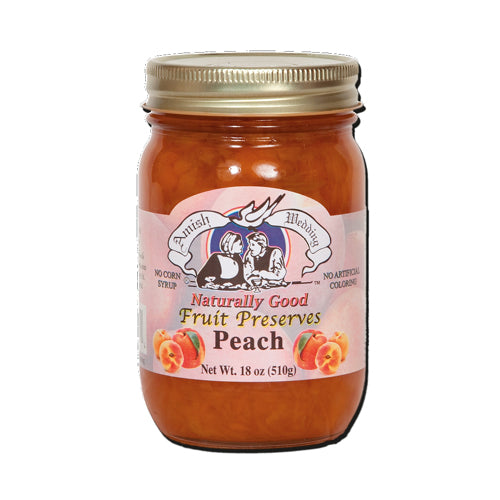 Amish Wedding Peach Preserves (18oz)