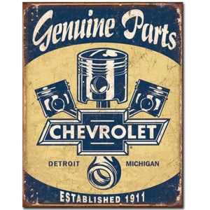 "Chevrolet" Tin Sign