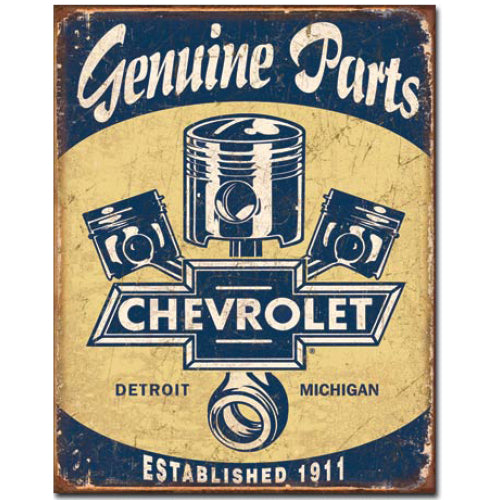 "Chevrolet" Tin Sign