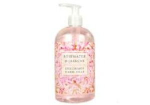 Rosewater and Jasmine LIquid Handsoap-16 oz.