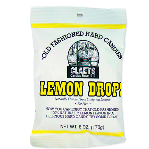 Claeys Sanded Lemon Drops- 6oz.
