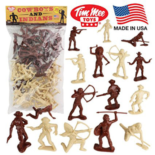 TimMee Cowboys & Indians Figures