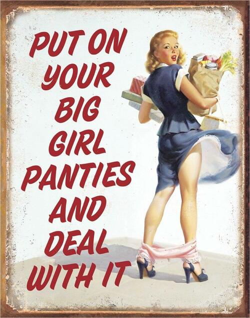 "Big Girl Panties" Tin Sign