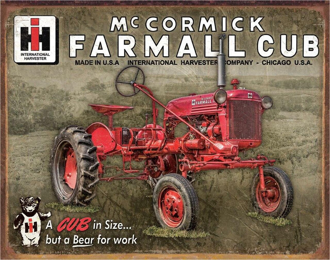 "Farmall Club" Tin Sign