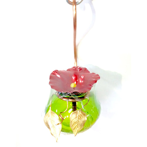 Mountain Jewel Single Bulb Hummingbird Feeder-green