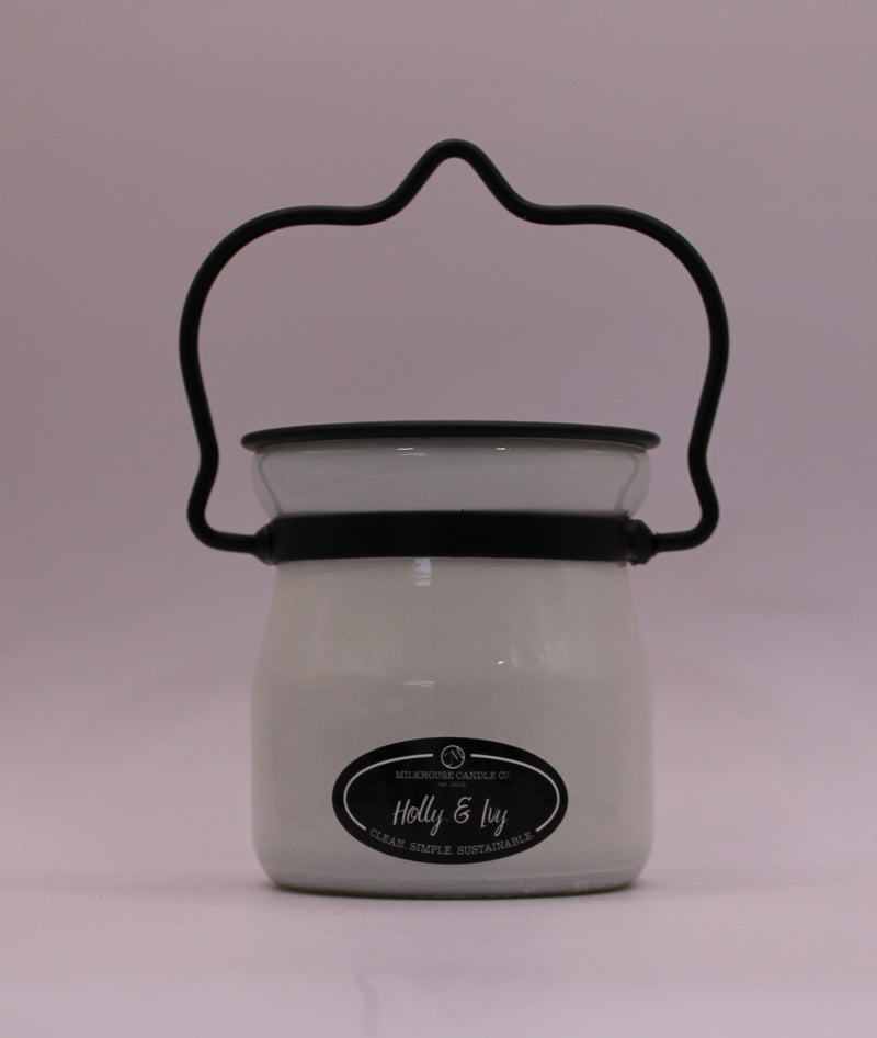 Milkhouse Candle Co. Holly & Ivy  5 oz. Cream Jar
