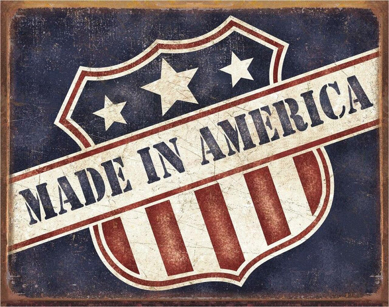 "Made in America" Tin Sign