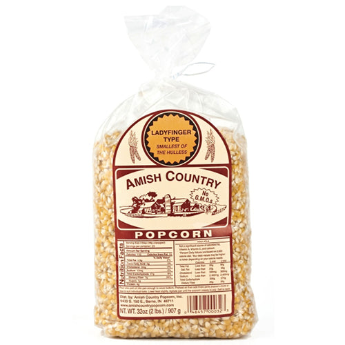 Amish Country Popcorn Ladyfinger Type - 2 lb