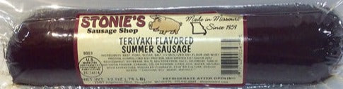 Stonie's Teriyaki Flavored Summer Sausage