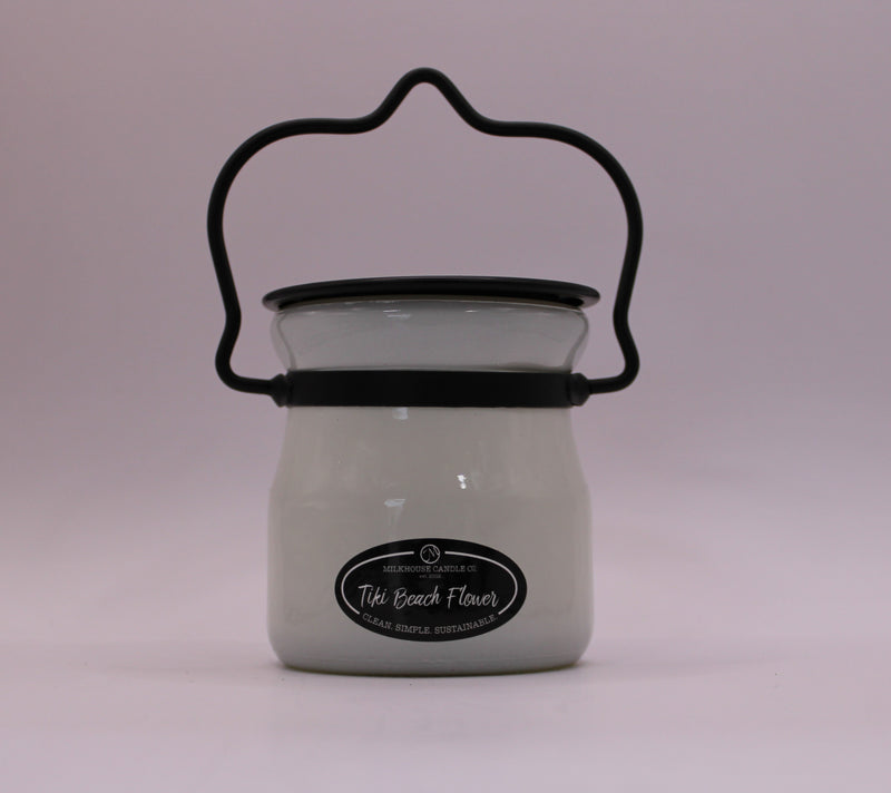 Milkhouse Candle Co. Tiki Beach Flower 5 oz. Cream Jar